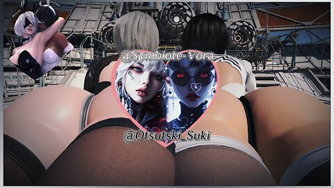 🖤Pov of Sharen & Bunny Big Ass Booty in Game w/ @Otsutski_Suki | The First Descendant (18+)🤍 2B×2P 
