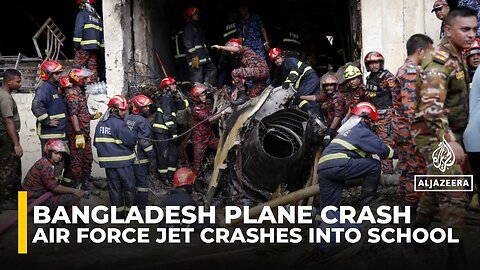Bangladesh military fighter jet crashes into school campus in Dhaka, killing at least 19 people
