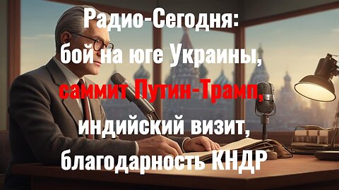 Радио-Сегодня: бой на юге Украины, саммит Путин-Трамп, индийский визит, благодарность КНДР
