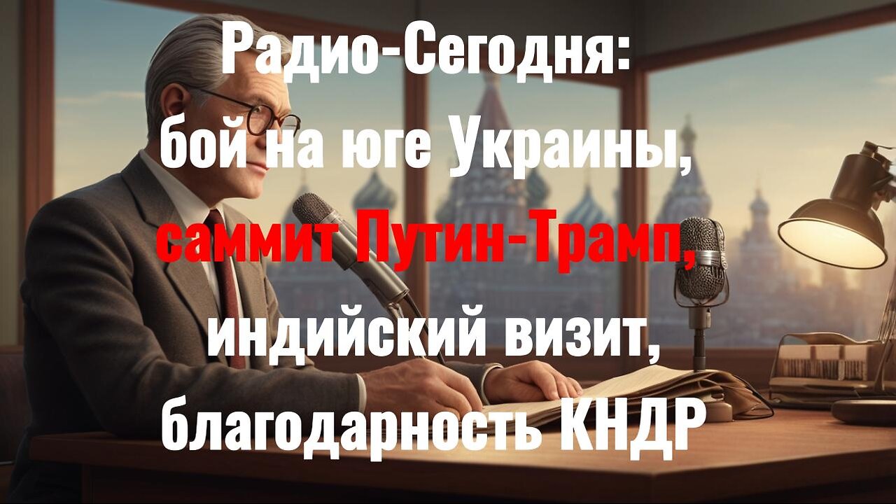 Радио-Сегодня: бой на юге Украины, саммит Путин-Трамп, индийский визит, благодарность КНДР