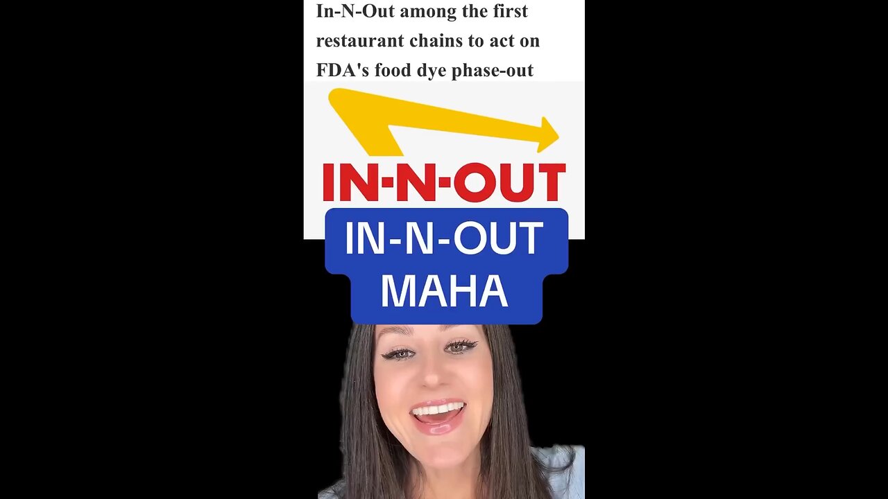 Captioned - In N Out is getting rid of artificial dyes in foods