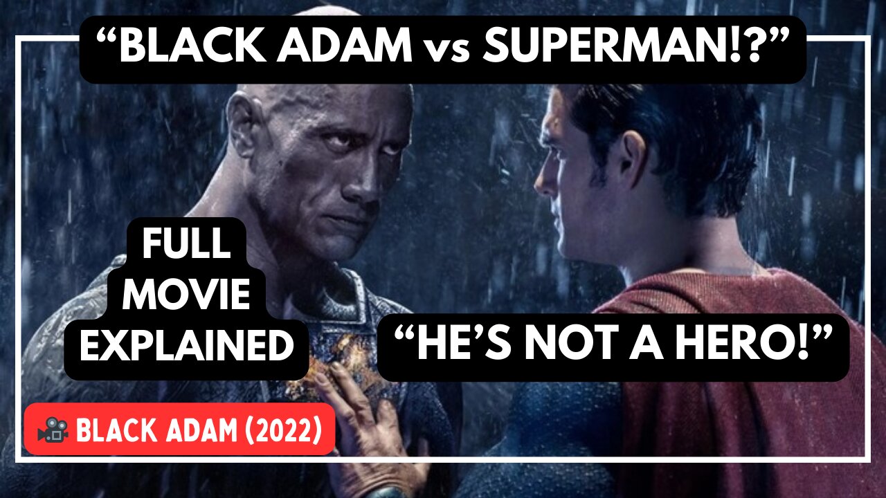 You Thought He Was a Savior? The Truth About Black Adam Will Shock You!