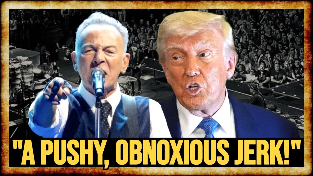 Trump TRASHES Bruce Springsteen After Concert Rants Go Viral