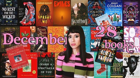 December reading wrap up | 28 books | one sentence reviews | January TBR