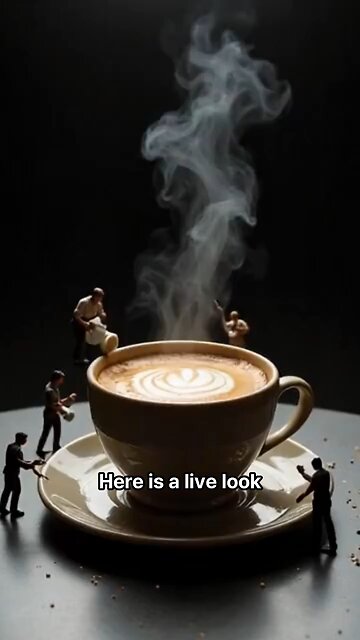 My Coffee: Fueled by Miniature Workers & Pure Desperation ☕