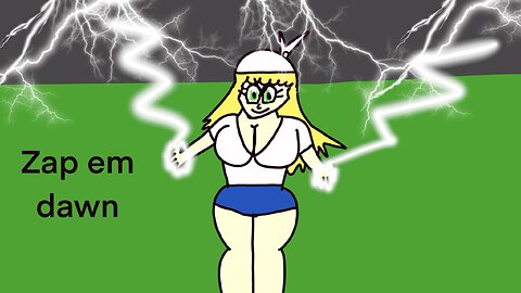 Dawn zappin bad guys