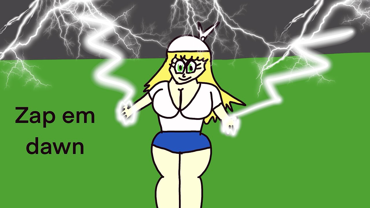 Dawn zappin bad guys