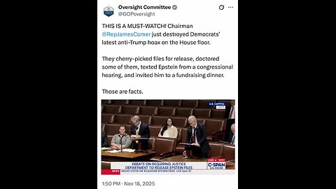 Rep. James Comer just destroyed Democrats' latest anti-Trump hoax on the House floor.