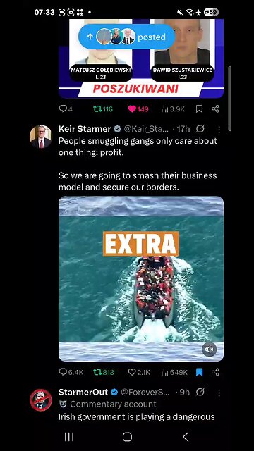 Kier Starmer : migrants,boats