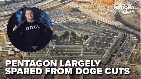 Pentagon largely spared from major Musk DOGE cuts so far