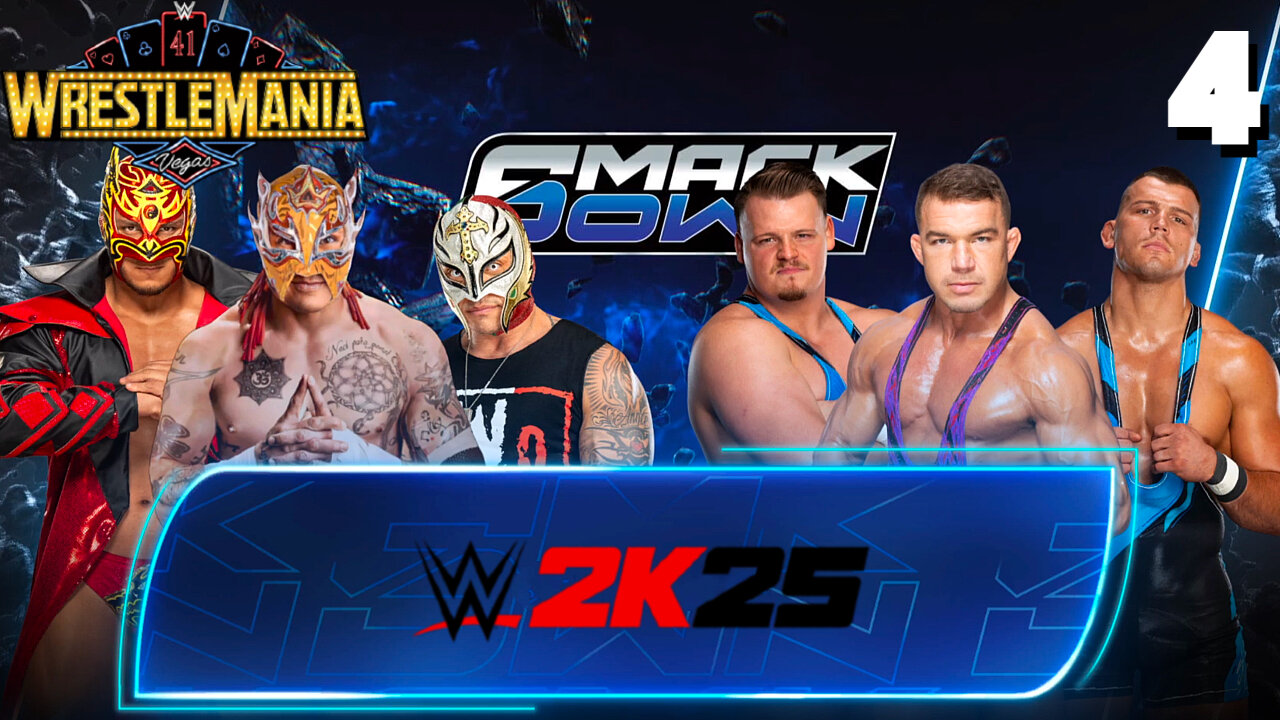 WWE 2K25 Smackdown April 18th 2025 - Match 4: Luchador MAGIC!