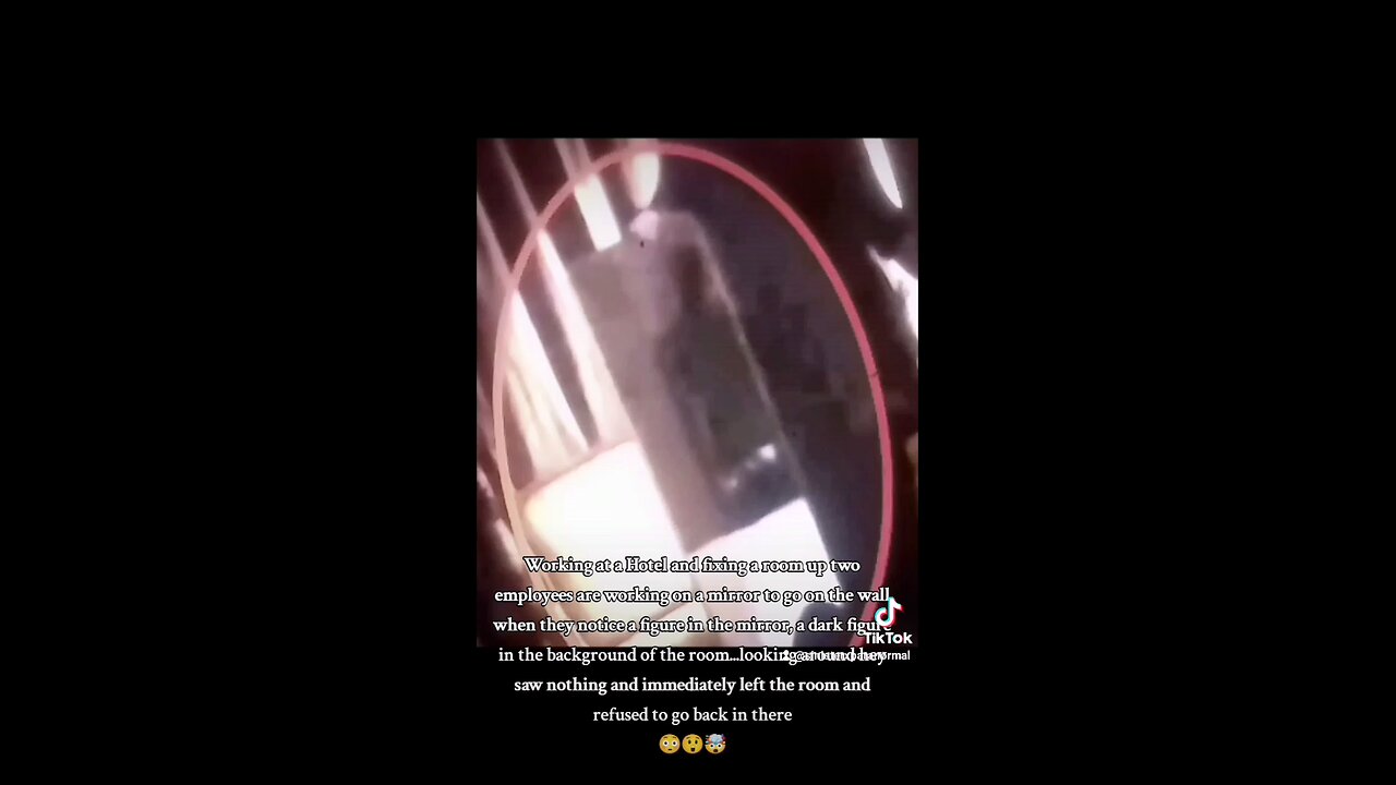 Shadow Man captured in Mirror