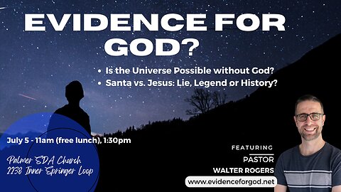 7-5-25 Afternoon ~ "Santa vs. Jesus: Lie, Legend or History?"