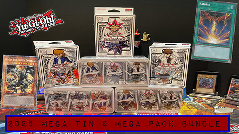 Yugioh 2025 mega tin & mega pack bundle