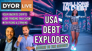 Trillions in Debt is Good for BTC WHAT? - Monday Trading Update