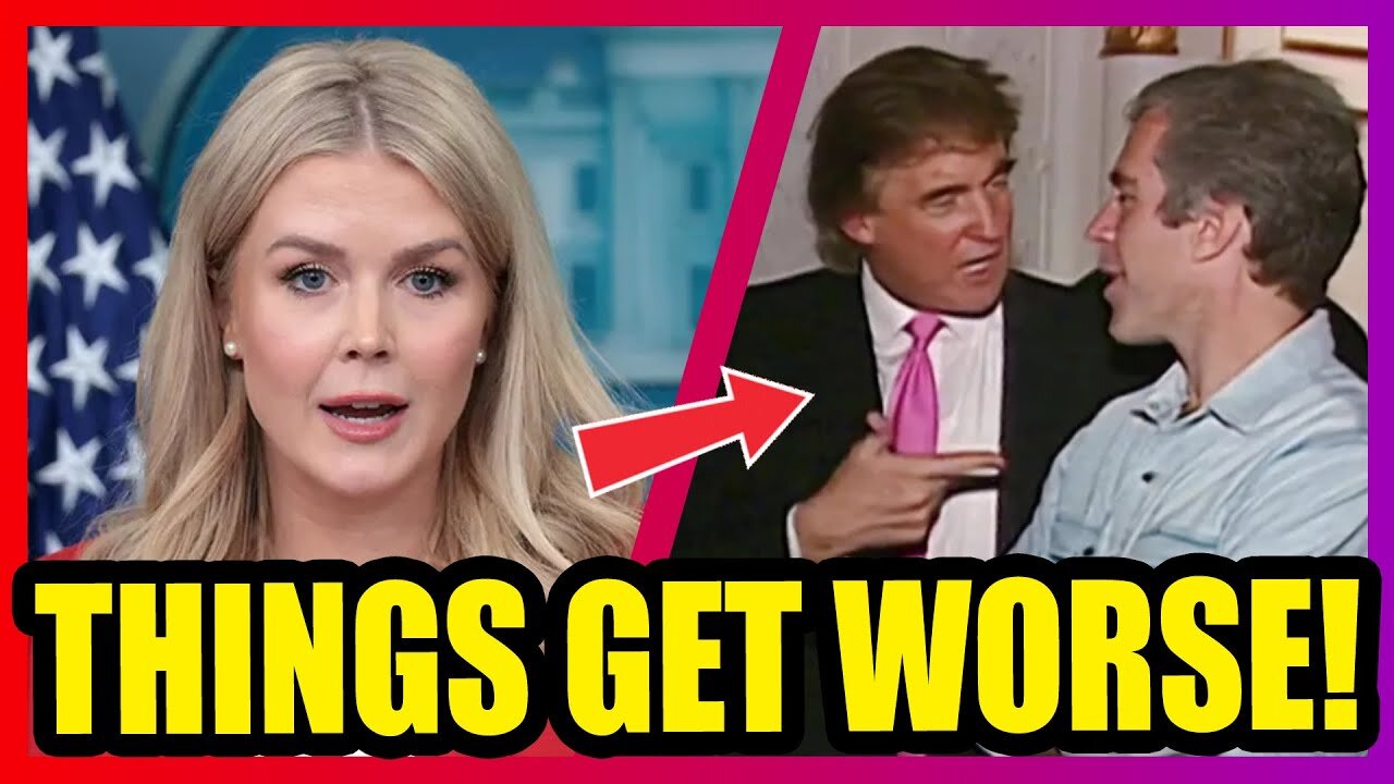 Live TV Show ERUPTS as Karoline Leavitt PANICS After Epstein Scandal EXPOSED!
