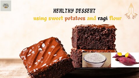 Ragi Nut Brownie – No Maida, No Refined Sugar! | Healthy snack / Dessert