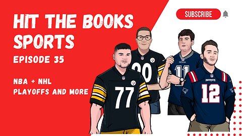 Episode 35 - Hit The Books LIVE - NBA + NHL Playoffs & More!
