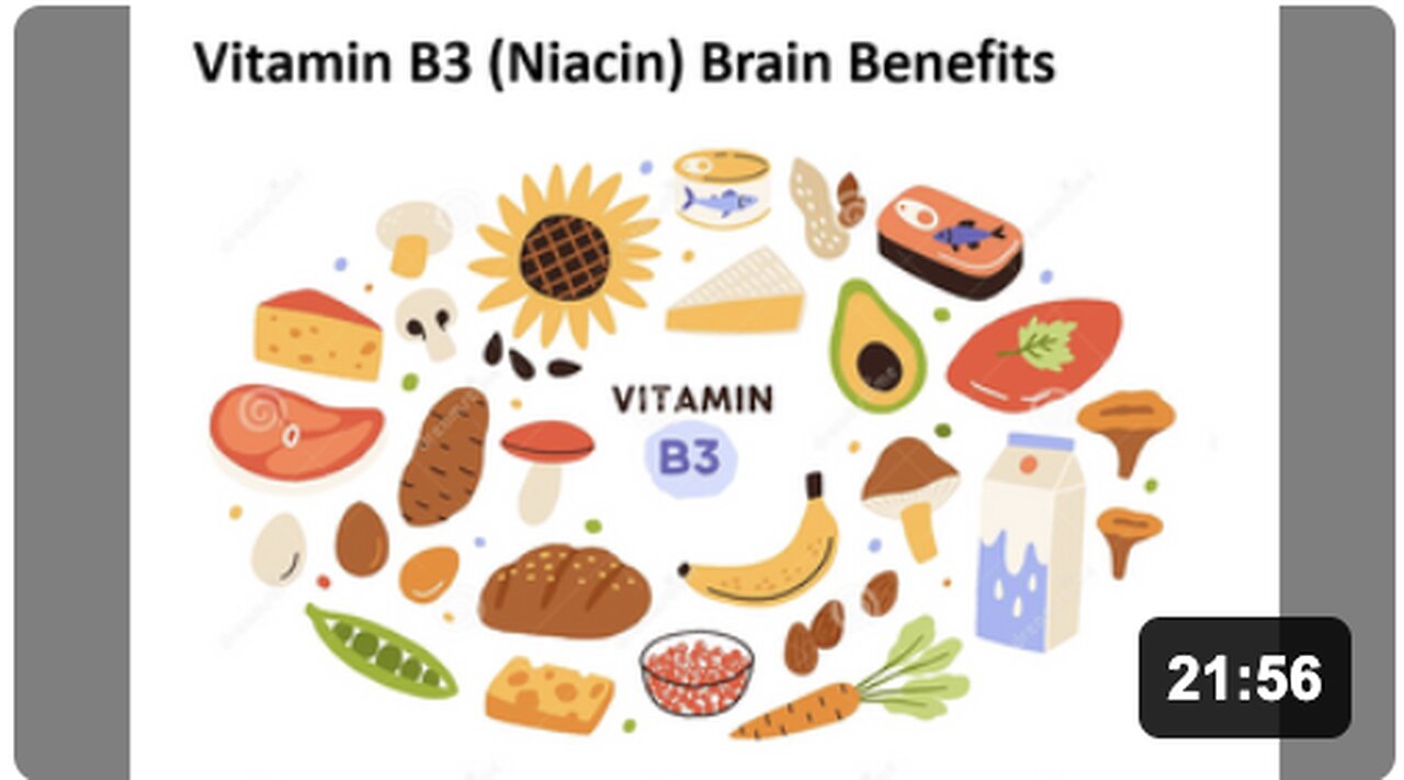Niacin Vitamin B3 Brain Benefits