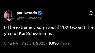 Will 2026 be the year of Kai Schwemmer?