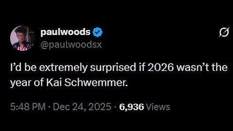 Will 2026 be the year of Kai Schwemmer?