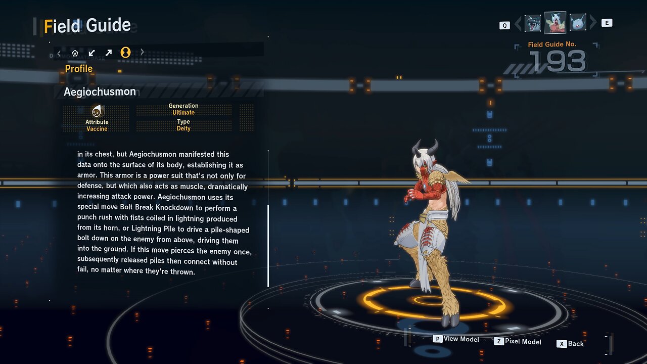 aegiochusmon all digivolution/de-digivolution/profile Digimon Story Time Stranger