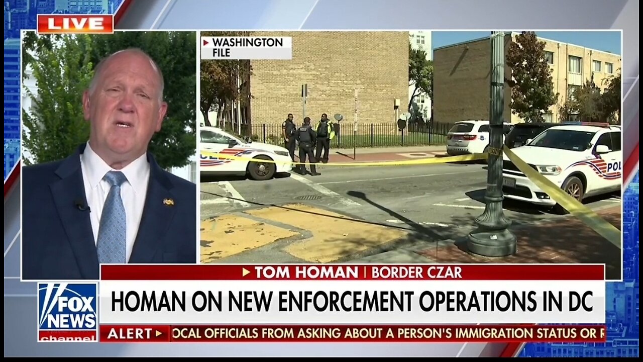 Border Czar: Under Fed Control DC Is Not A Sanctuary City!