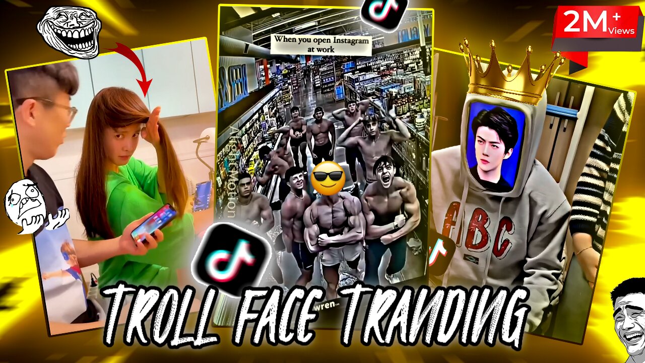 Troll face funny edits🔥💀!!!Moment Before Disaster, Troll Face, Troll Face Edit