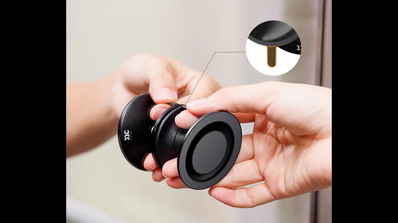 Lazy suction cup magnetic phone holder