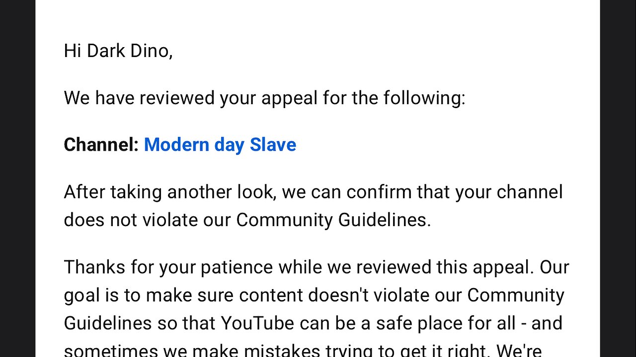 And the truth shall set you free