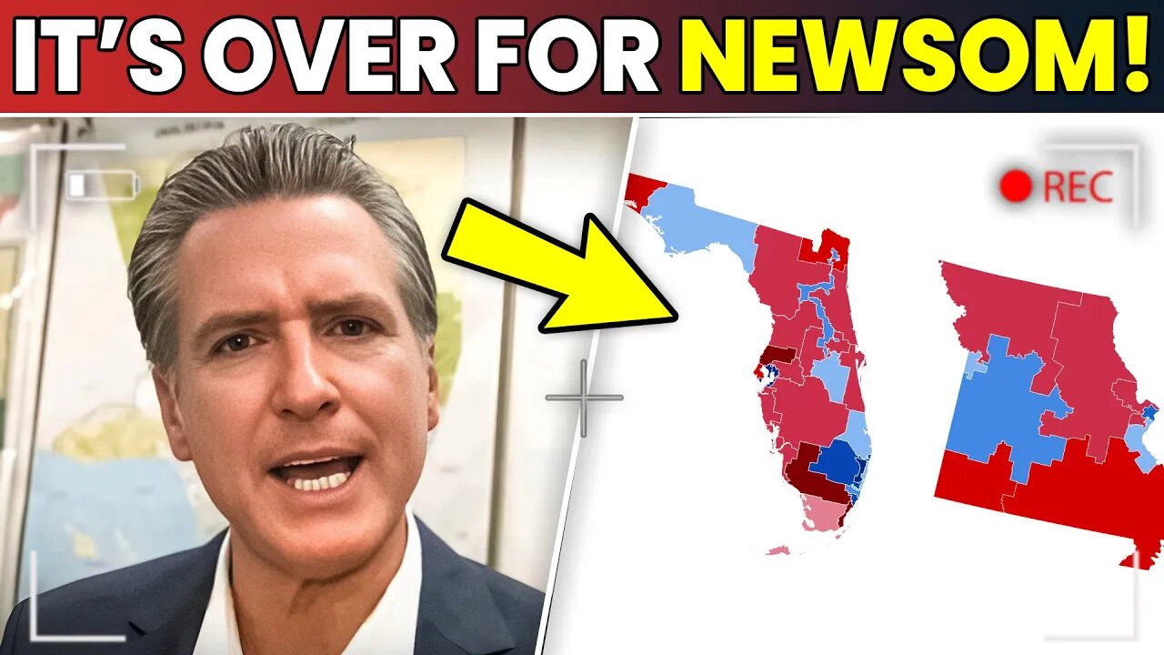 GRUESOME GAVIN NEWSOM LOSES IT AFTER GERRYMANDER PLAN BACKFIRES❗