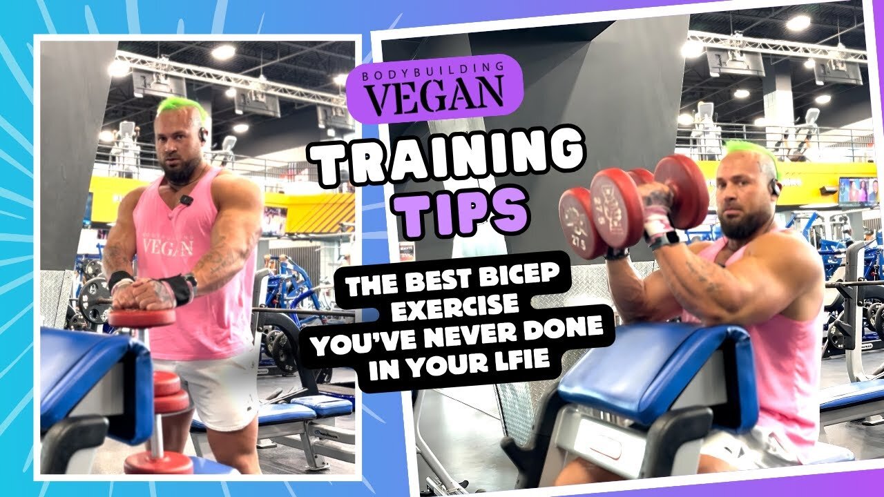 The BEST Bicep Exercise You're NOT Doing - Hammer Preacher Curls With Two Dumbbells!