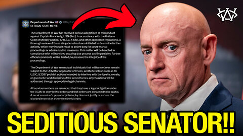 Senator Kelly UNDER INVESTIGATION for Seditious Comments!!