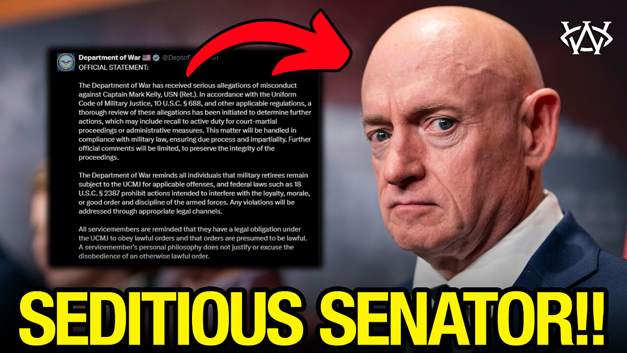 Senator Kelly UNDER INVESTIGATION for Seditious Comments!!