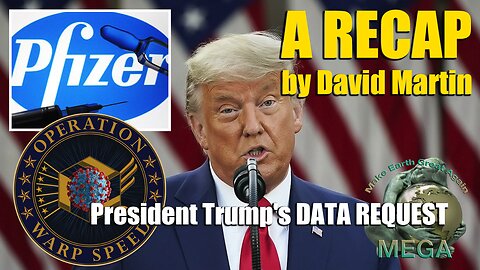 A RECAP by David Martin | President Trump's DATA REQUEST