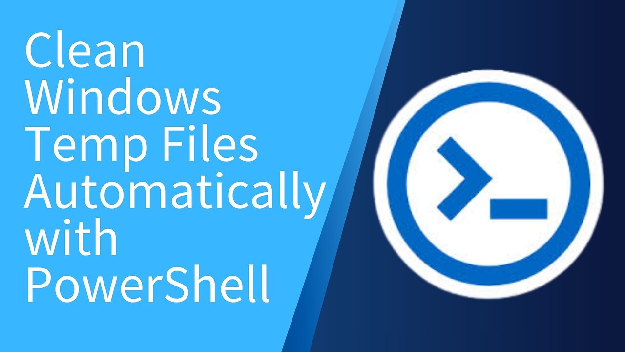 Clean Windows Temp Files Automatically with PowerShell