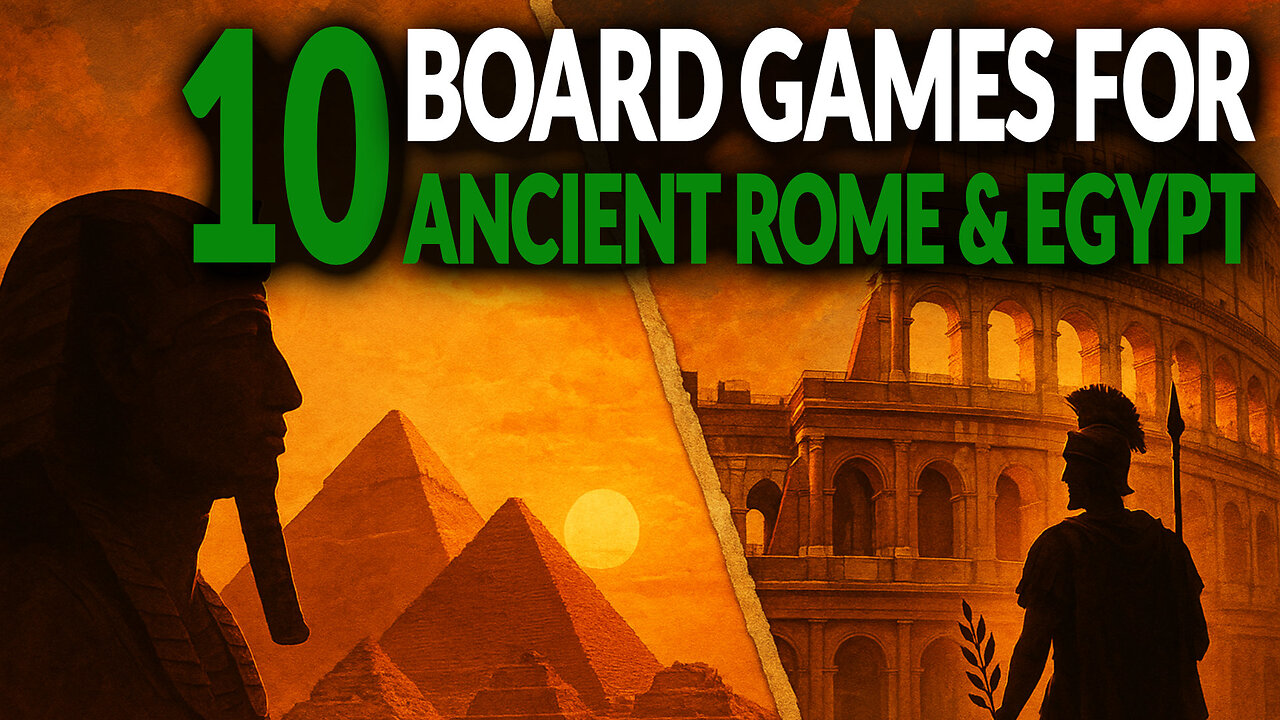 10 EPIC Tabletops in Ancient ROME & EGYPT! 🏛️⚔️🐪