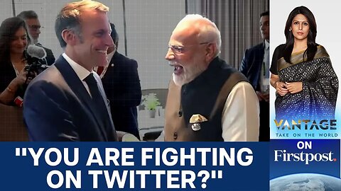 PM Modi Cracks a Joke with Macron at G7 Summit _ Vantage with Palki Sharma _ N18G