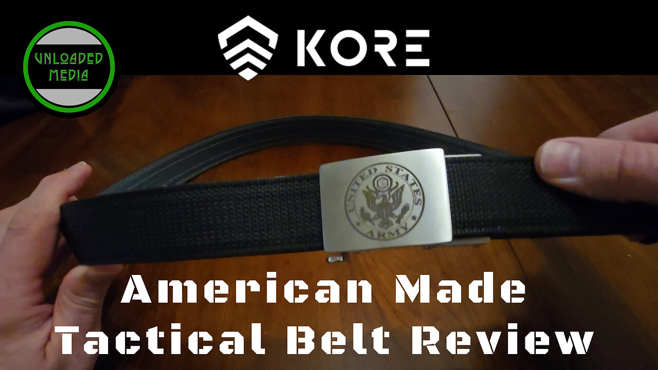 Kore Essentials American Made Tactical Belt Review