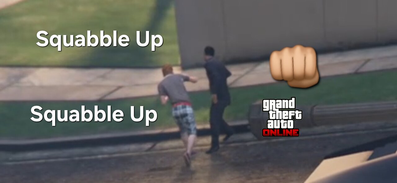 NPC's Squabbling up in GTA Online 👊🏽