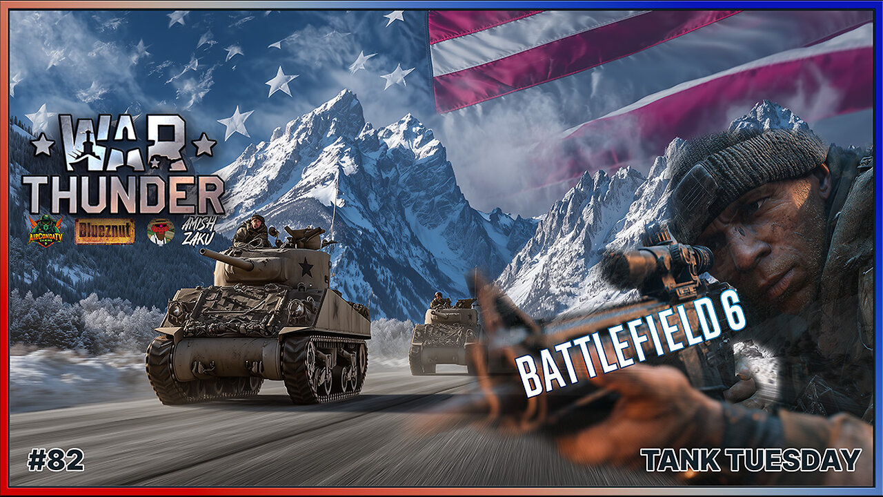 Battlefield 6 & War Thunder - Veteran's Day Stream. Tanks & Guns (Collab)