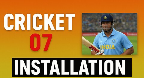 Download & Install Cricket 07 on PC (Full Guide) – 100% Working 2025