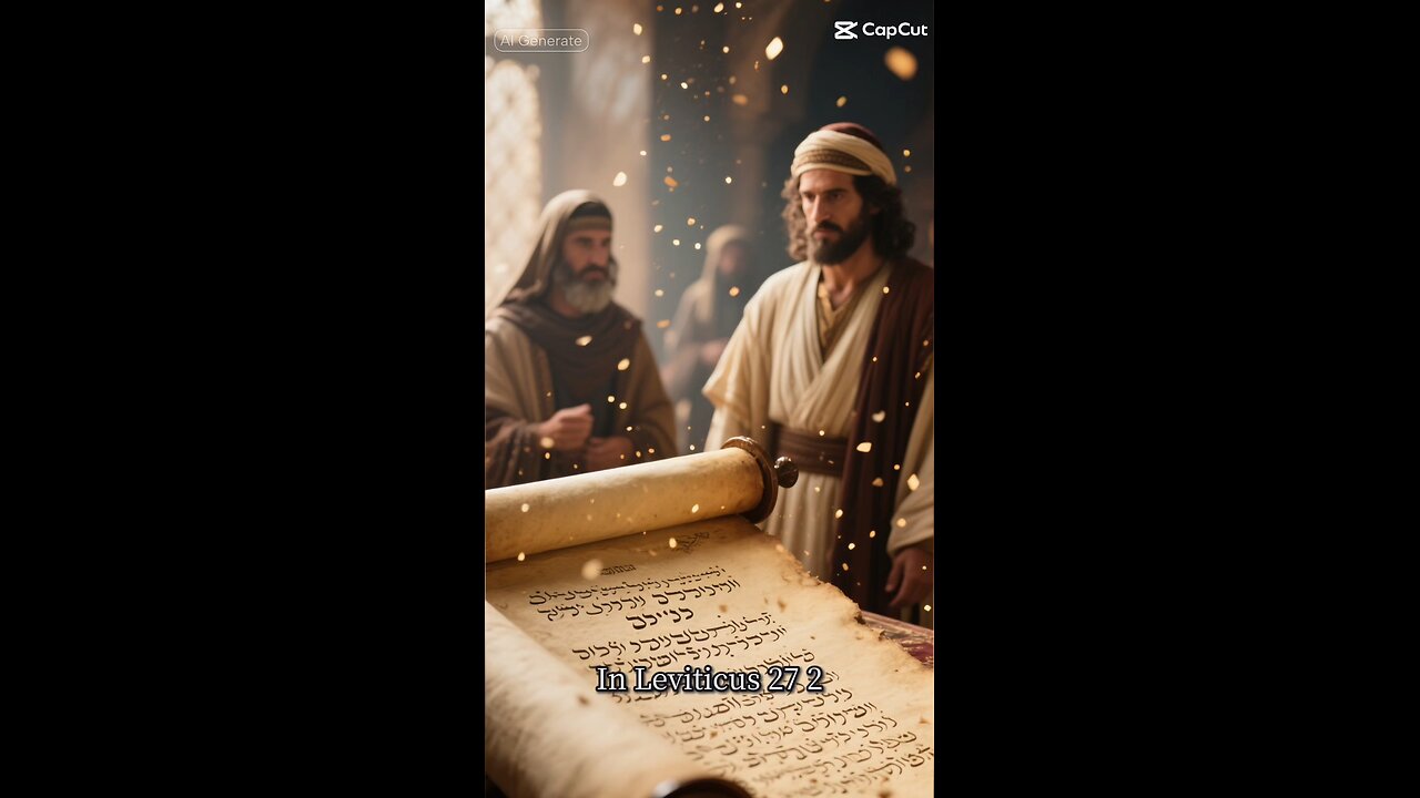 “When a man makes a special vow to the Lord…” — Leviticus 27:2