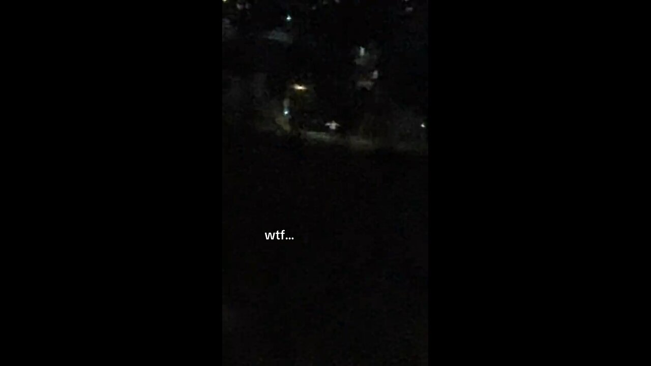 Serbian Dancing Lady Outside my house at 3AM!