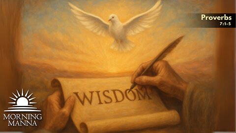 Morning Manna - July 21, 2025 - Proverbs 7:1-5 - Write Wisdom Upon Your Heart