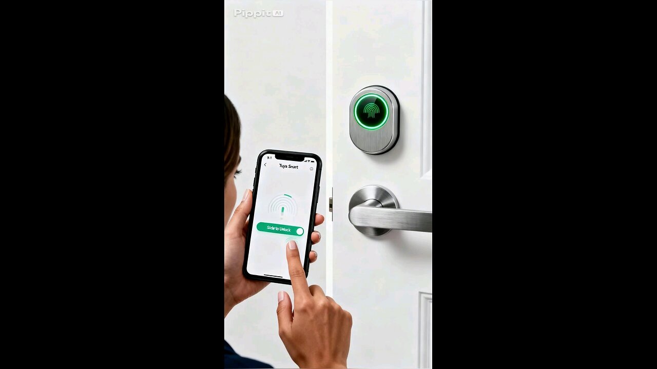 🔒 This Smart Fingerprint Door Lock Will Blow Your Mind! 😱✨