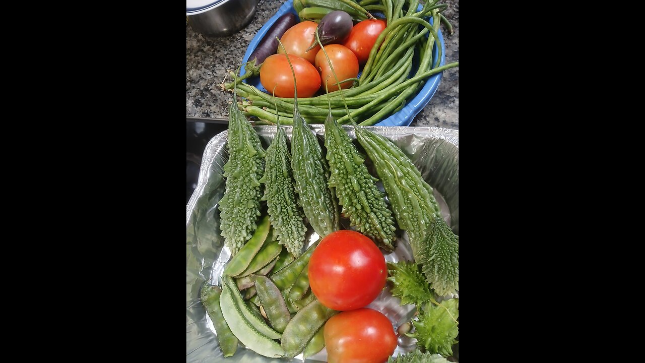 garden fresh vegetables.
