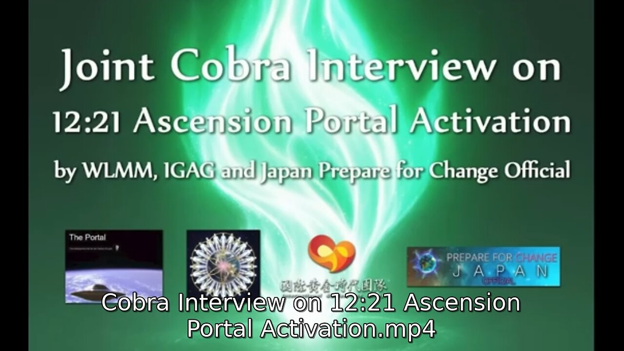 Cobra Interview on 12:21 Ascension Portal Activation