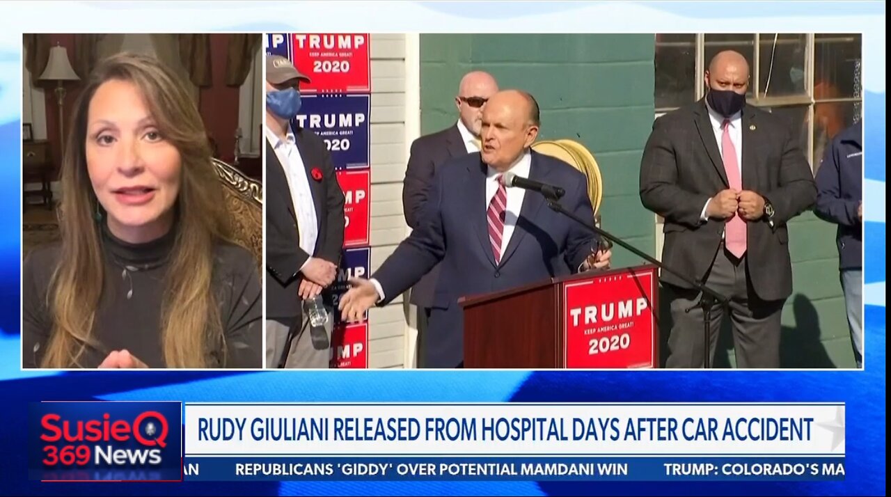 RUDY GIULIANI RELEASED FROM HOSPTIAL DAYS AFTER CAR ACCIDENT