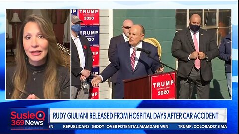 RUDY GIULIANI RELEASED FROM HOSPTIAL DAYS AFTER CAR ACCIDENT